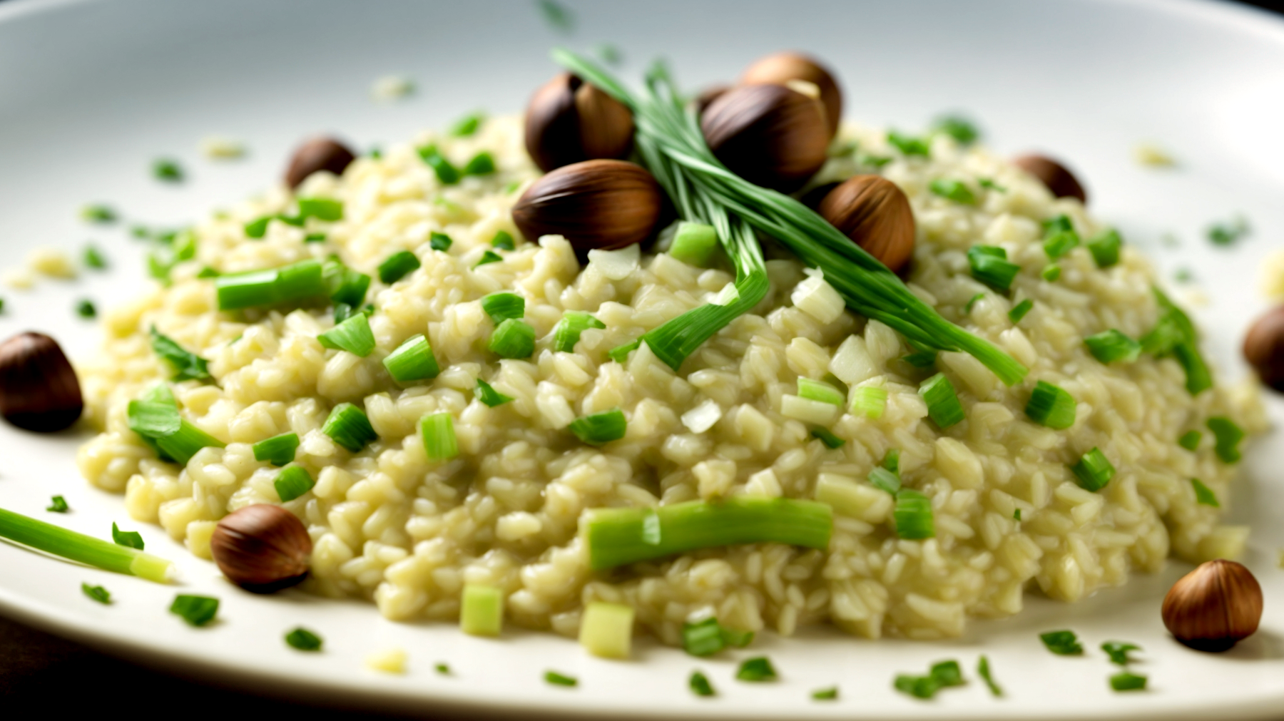 Risotto castagne porro"